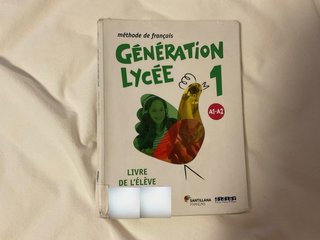 GENERATION LYCEE A1/A2 ELEVE