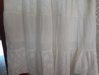 Falda Ibicenca Blanca Talla Única