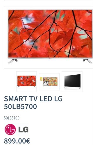 Smart TV LED LG 50LB5700