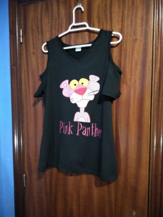 Camiseta Tirantes Pantera Rosa M