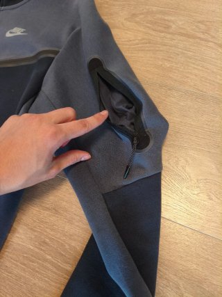 Sudadera Nike Tech Fleece Azul Gris