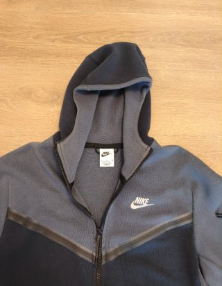 Sudadera Nike Tech Fleece Azul Gris
