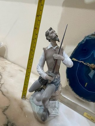 Lladró Don Quijote Arrodillado Porcelana