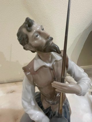 Lladró Don Quijote Arrodillado Porcelana