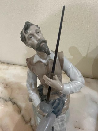 Lladró Don Quijote Arrodillado Porcelana