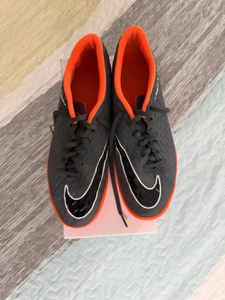Zapatillas Nike Futbol Sala HypervenomX Gris/Naran