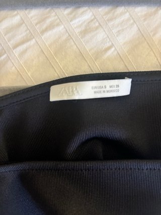 Vestido negro combinado