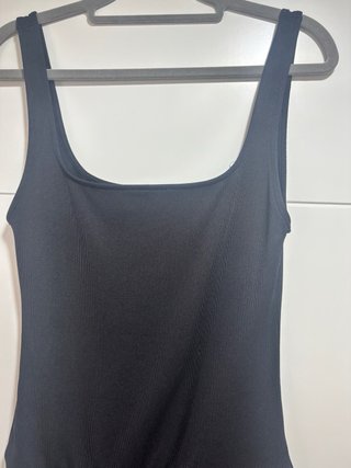 Vestido negro combinado