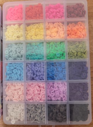 Cuentas Abalorios para Pulseras Multicolor
