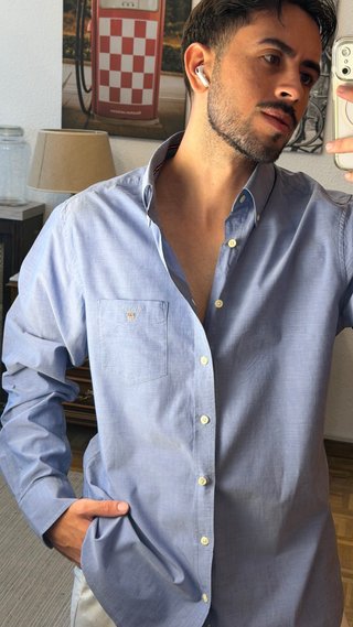 Camisa GANT azul claro Talla L