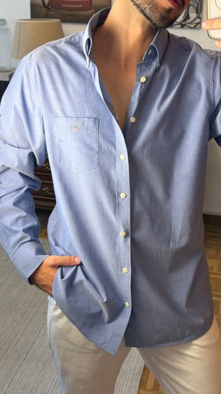 Camisa GANT azul claro Talla L