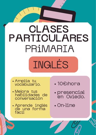 Clases particulares de ingles para primaria