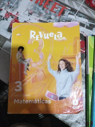 3 Libros de texto de 3°Eso