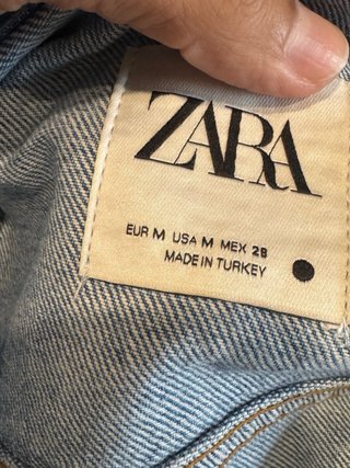 Cazadora Zara Denim y Strass
