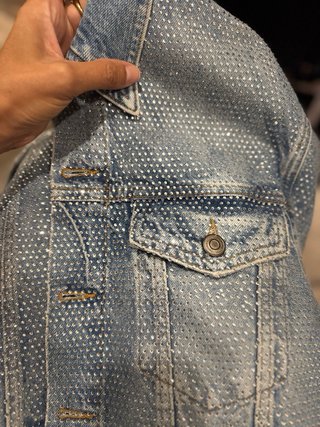 Cazadora Zara Denim y Strass