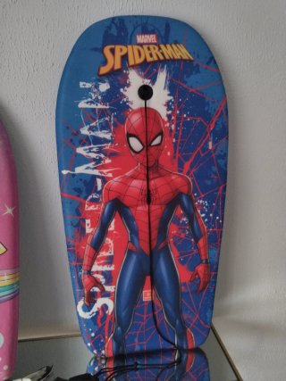 Tabla de surf infantil unicornio y Spiderman