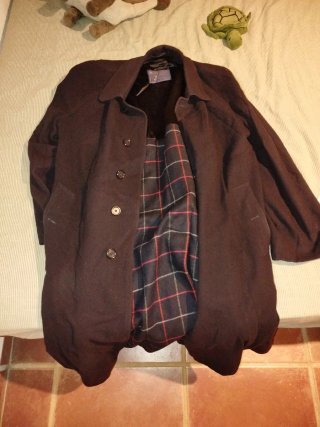 Gabardina Burberry Negra