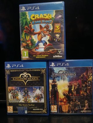 Juegos PS4: Kingdom Hearts y Crash Bandicoot