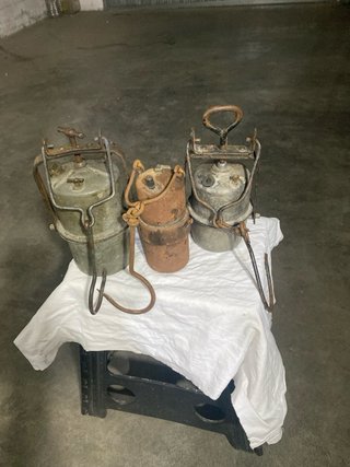 Lampade da minatore antiche