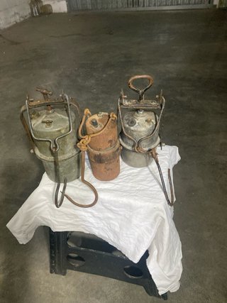 Lampade da minatore antiche