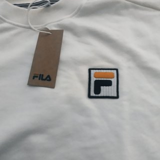 0091 Sudadera FILA crema Talla M