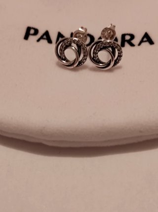 Pendientes Aro Plata Circonitas
