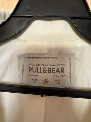 Blazer blanco roto Pull&Bear