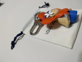 Llavero Louis Vuitton Naranja azul