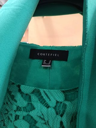 Vestido verde 3 piezas talla única