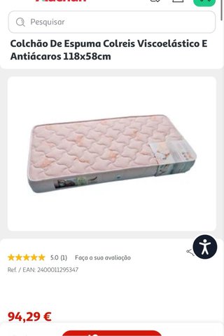 Berço com colchão