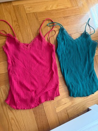 2 Camisetas tirantes Lefties Talla S