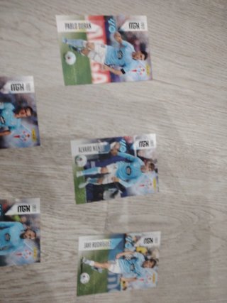 5 cromos Celta MGK 26/27