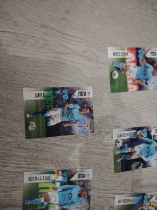 5 cromos Celta MGK 26/27