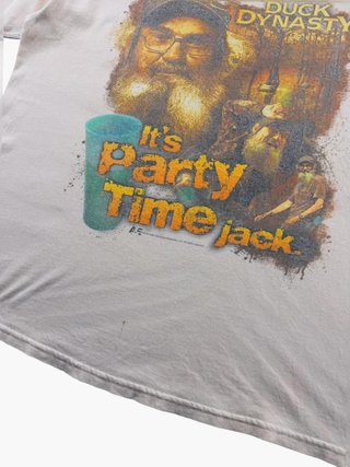 Vintage graphic t-Shirt Duck Dinasty Party Print