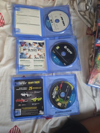 Fifa 24[10€] F1 23[20€ The crew motorfest[14€]