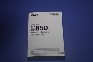 Manual Nikon D850 Español con Garantía