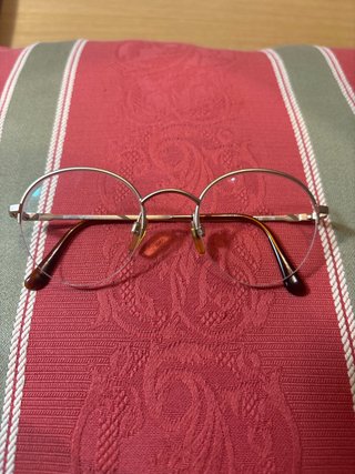 Montura de gafas Armani doradas