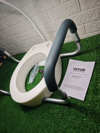 Elevador VEVOR para inodoro con reposabrazos