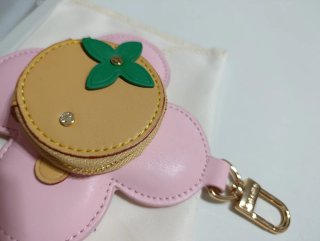 Llavero Louis vuitton Rosa pastel