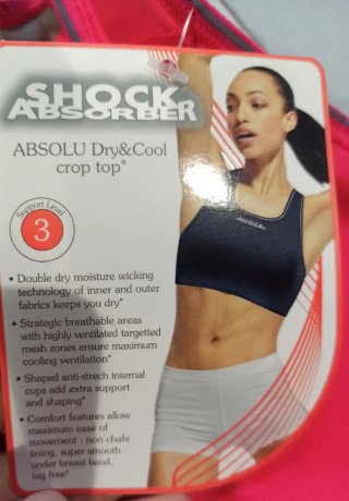 2 Sujetadores deportivo Shock Absorber