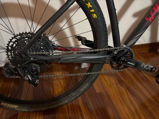 Bicicleta Montaña Specialized Negra/Roja talla M