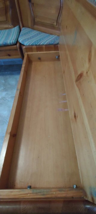 Banco Rinconera Madera Pino Maciza Miel