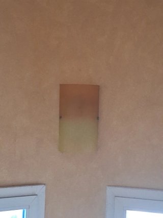 2 Lámparas de techo y 1 aplique de pared