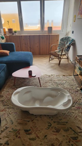 Bañera bebé blanca