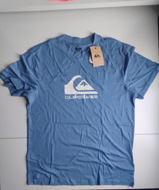 0084 Camiseta Quiksilver azul talla S