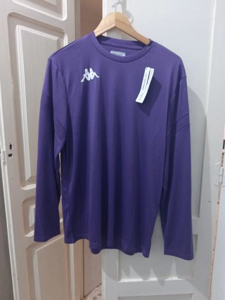 Camiseta Kappa Manga Larga Morada Talla L