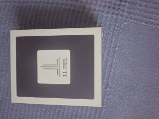 Cartera JL Piel Vacuno Negra. A estrenar