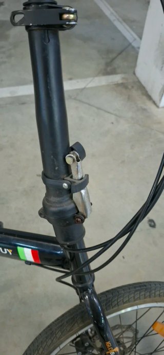 Bicicleta Plegable Negra