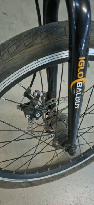 Bicicleta Plegable Negra