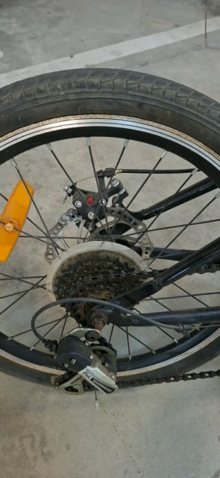 Bicicleta Plegable Negra